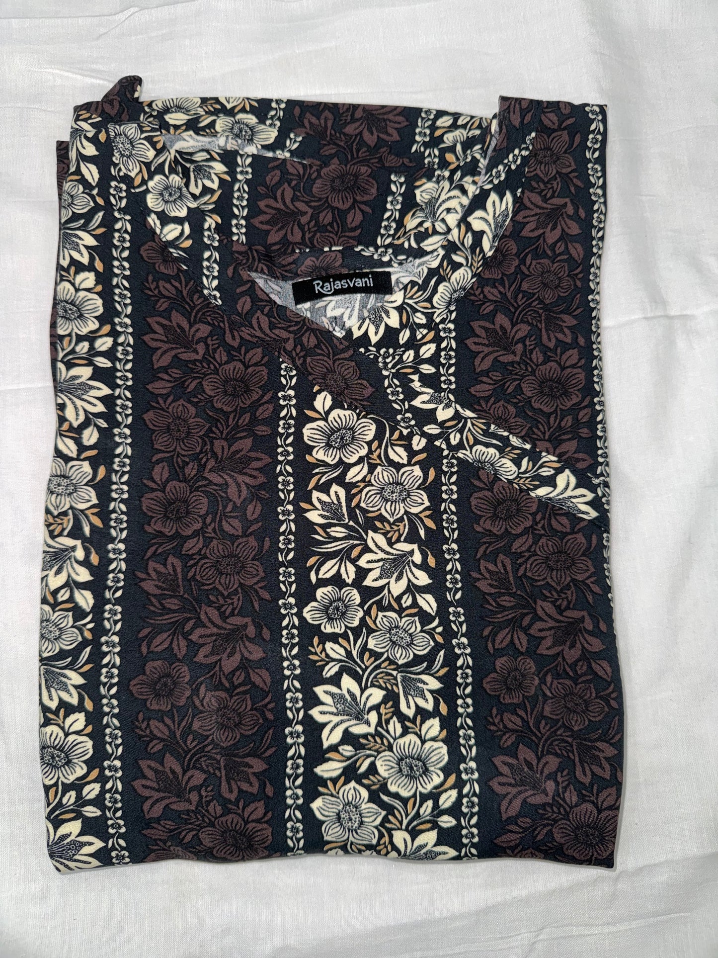 Moonlit Blossom Short Kurti #RSK3009